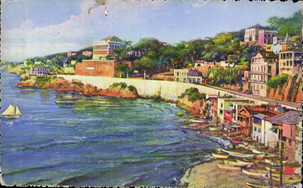 Marselha - A Corniche — vista panorâmica — Edições 'Marseille' - n°208 - Frente