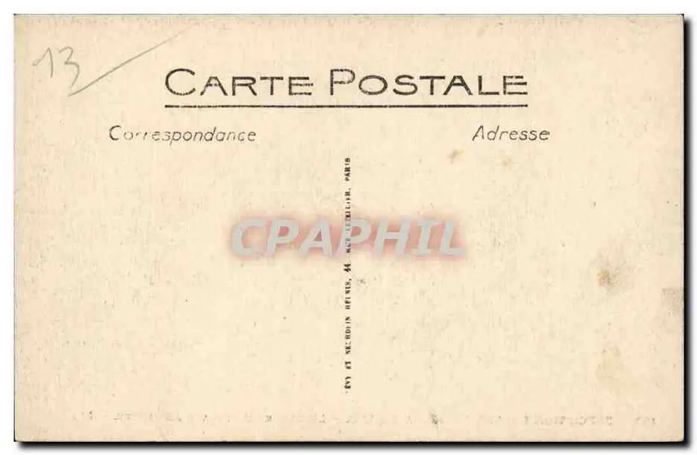 Kolonialausstellung von Marseille — Der Eingang zum Annamiten-Dorf — LL. — N° 120 - Rückseite