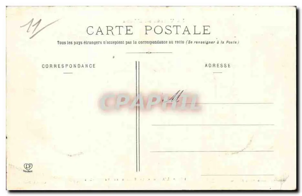 A Vale do Aude — O Aude na saída de Pierre-Lys — Cliché A. Tramou - Verso