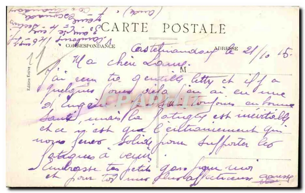 Naurouze — A Grande Avenida — Edição Edire - Verso