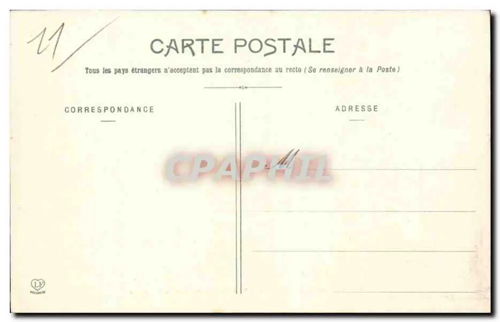 Valle dell'Aude - Axat - Rovine del Castello Chatcau — Fototipia Labouche Frères Toulouse, n°216 - Verso