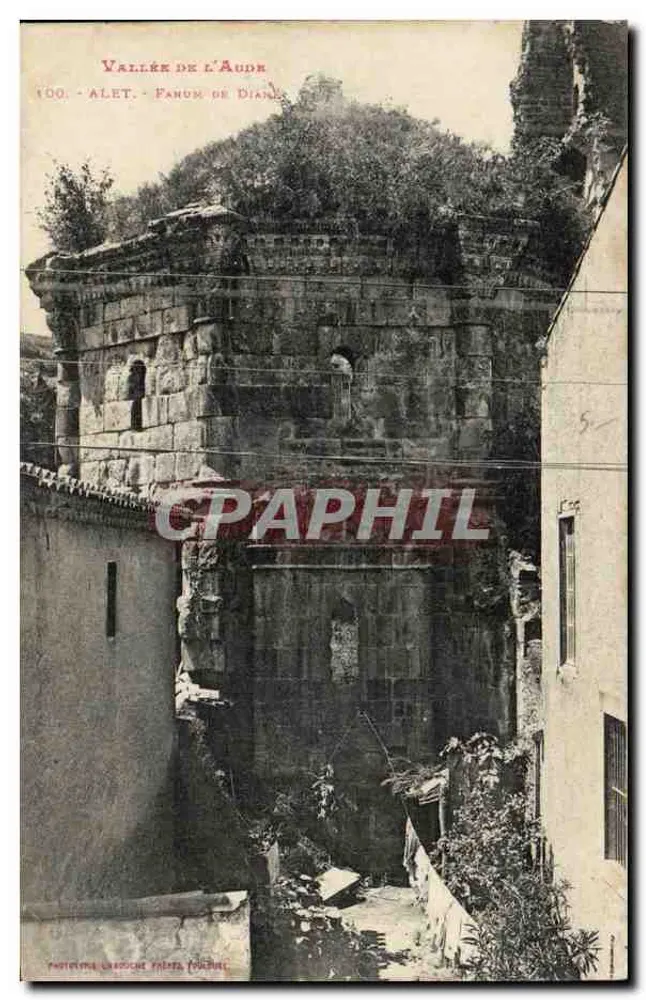 Alet - Fanum de Diana — Tal der Aude — Verleger: Phototypie Laroche, Toulouse - Vorderseite