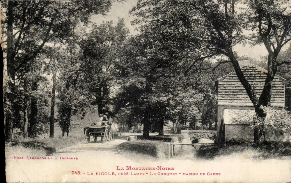 La Montagne-Noire — La Rigole, nahe Lampy, Le Conquet — Wachhaus — Foto. Labouche Fr. — Toulouse — n°243 - Vorderseite