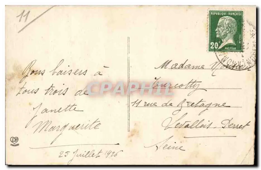 La Montagne-Noire — La Rigole, nahe Lampy, Le Conquet — Wachhaus — Foto. Labouche Fr. — Toulouse — n°243 - Rückseite