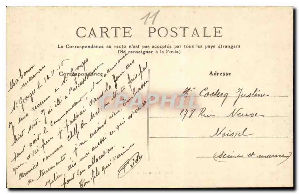 Carcassonne — Pont-Velho e a Cidade — editor MT, n° 46 - Verso