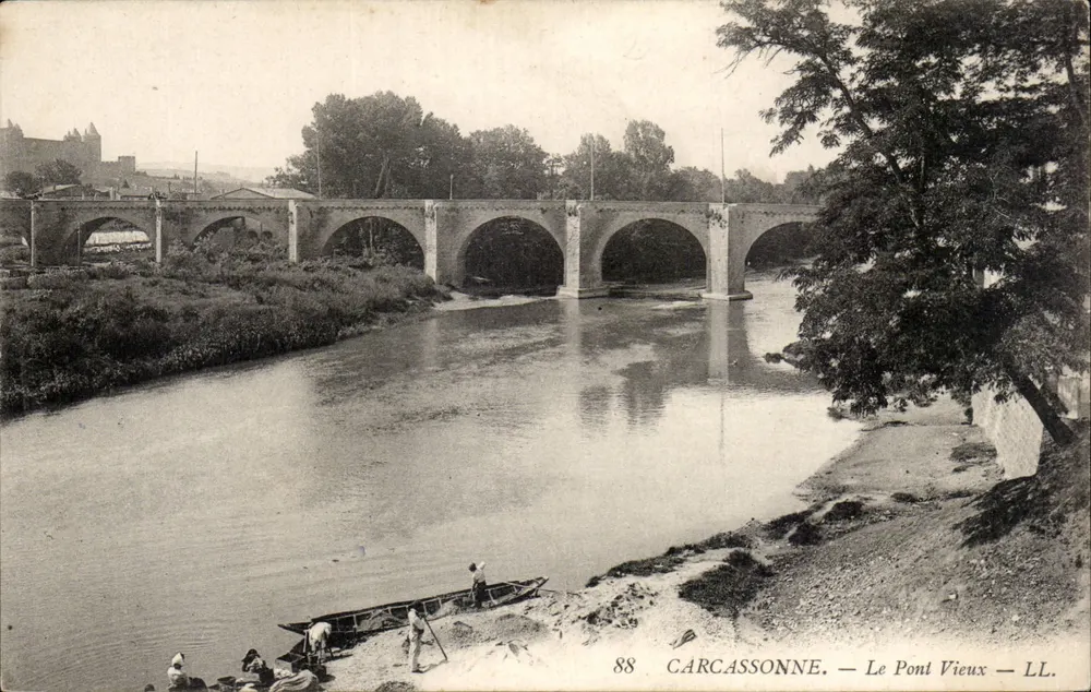 Carcassonne — O Ponte Velho — LL. - Frente