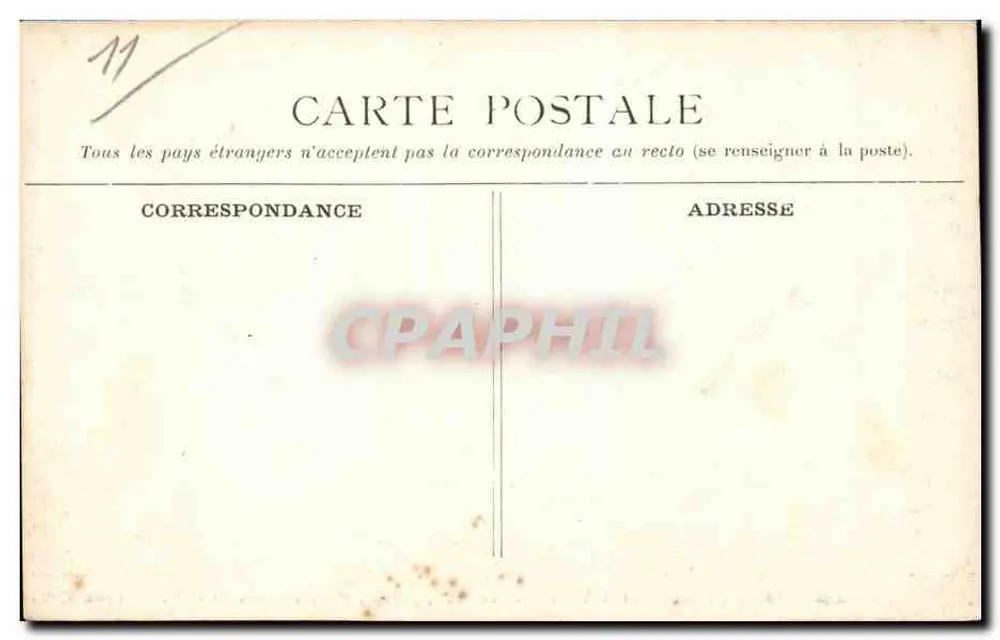 Carcassonne : Estátua de Armand Barbès, por Falguière — Inaugurada em 1886 — Edição N.G. - Verso
