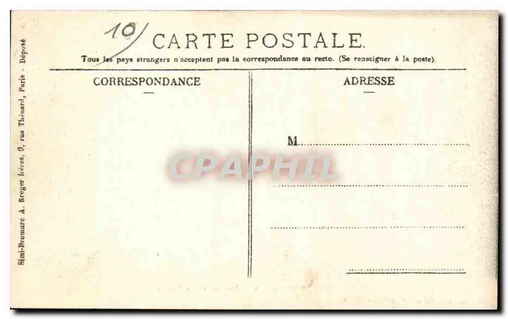 Châtillon-sur-Seine — Fonte da Douix — Edit-Jardelle, Tabac, Châtillon-sur-Seine - Verso