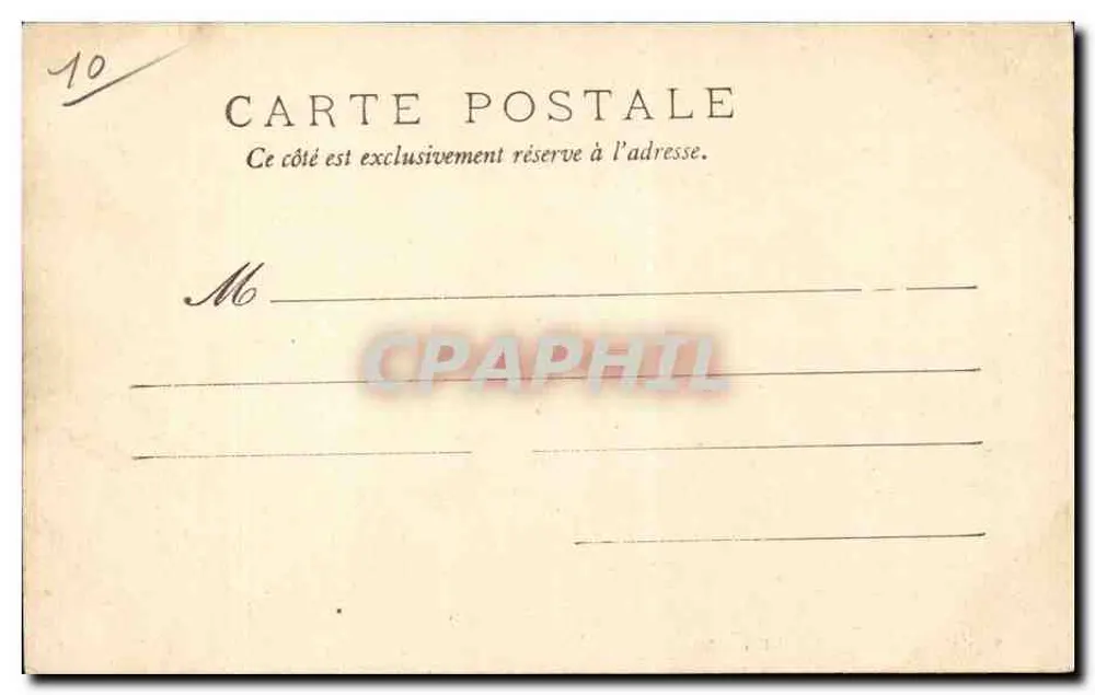 Ponte suspensa — Nogent-sur-Seine — Imp. Lib., J. Doizelet - Verso