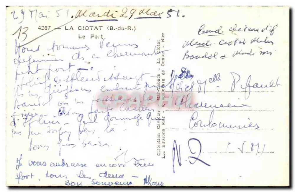 द बॉर्ट — सियोटात (बूच्स-डू-रोन) — कैविलियर एडिशन्स - पीछे