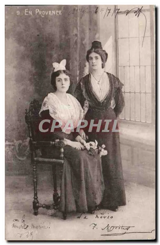 Zwei Frauen in der Provence — Nouvelle Maîtière, F. Mottin — Serie 9 - Vorderseite