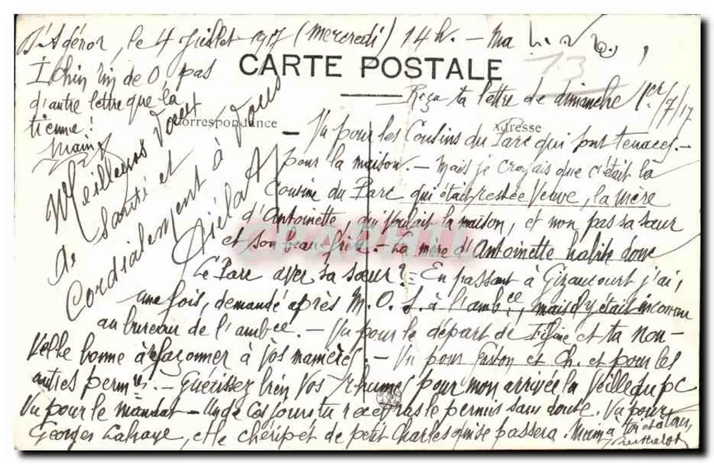 Zwei Frauen in der Provence — Nouvelle Maîtière, F. Mottin — Serie 9 - Rückseite