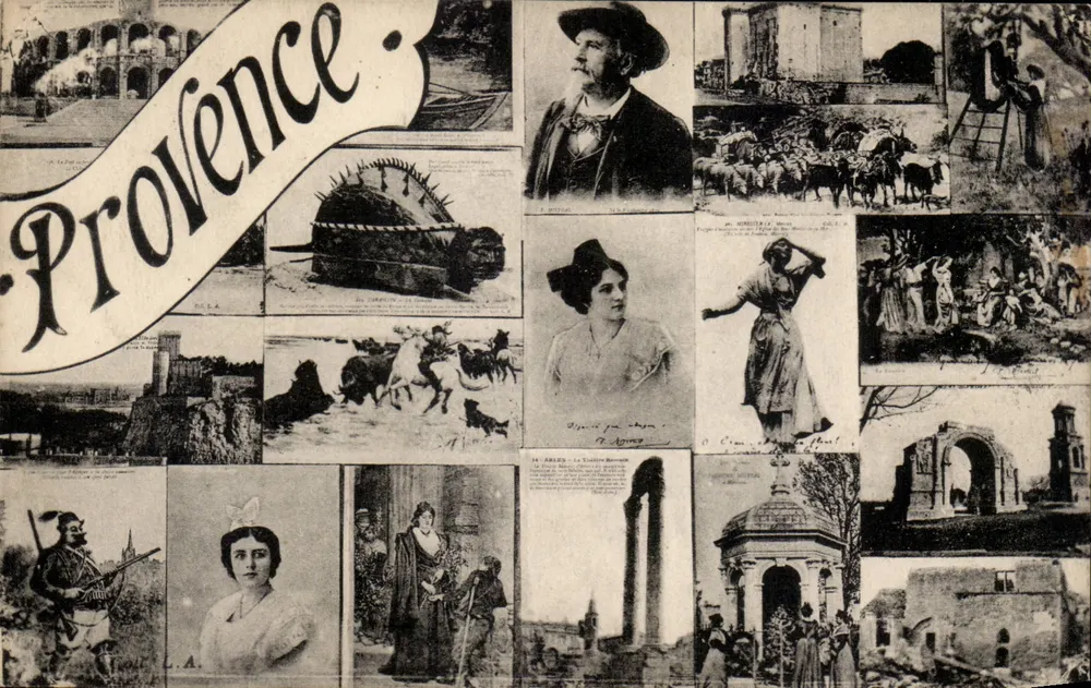 Provence — Colagem de cenas locais — Editor não identificado - Frente