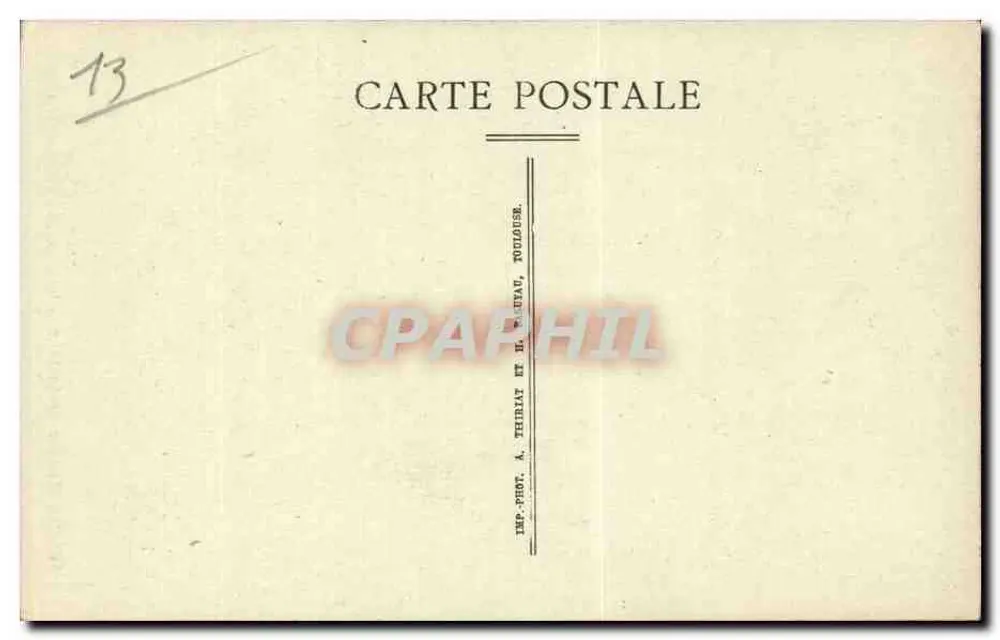Saintes-Maries-de-la-Mer — Innenansicht der Kirche und des Chors — Edit. Espolly, Tahac - Rückseite