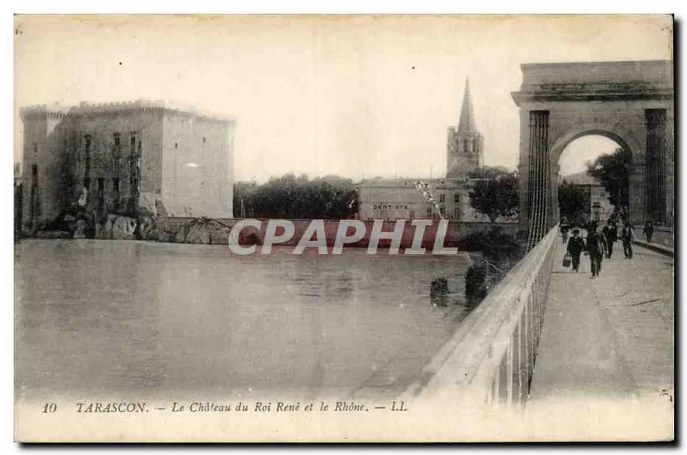 Tarascon — Schloss des Königs René und der Rhône — LL - Vorderseite