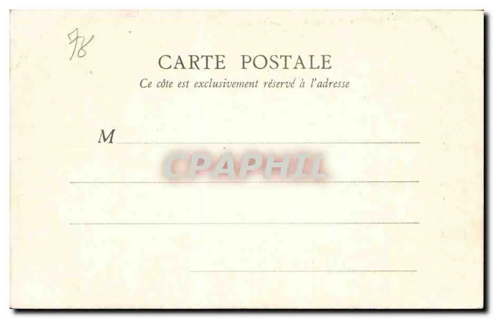 Montfort-l'Amaury — La Chiesa — Pap. A. Martin, Montfort-l'Amaury (S.-et-O.) - Verso