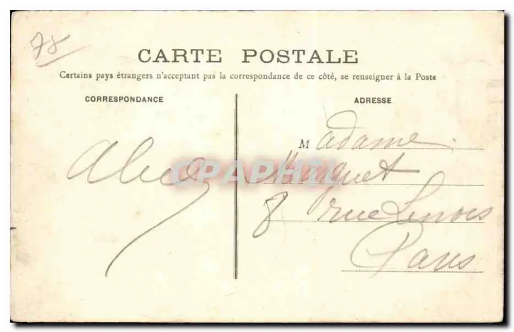 Ermitage von Saint-Sauveur — Mantes-Limay (S.-et-O.) — Sammlung Lanchantin - Reproduktion verboten - Rückseite