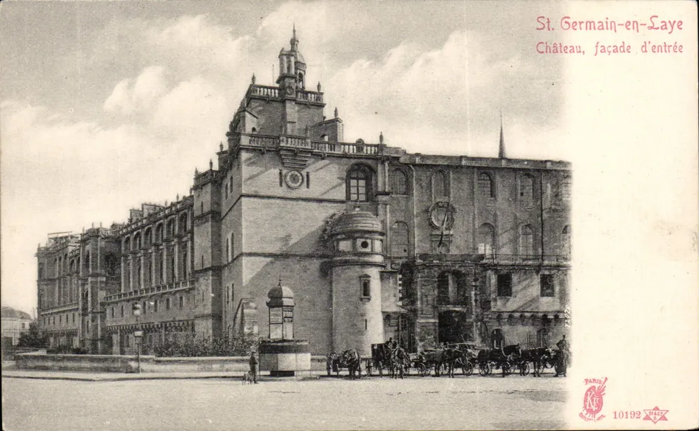 St. Germain-en-Laye — Castelo, fachada de entrada — Paris, n° 10192 - Frente