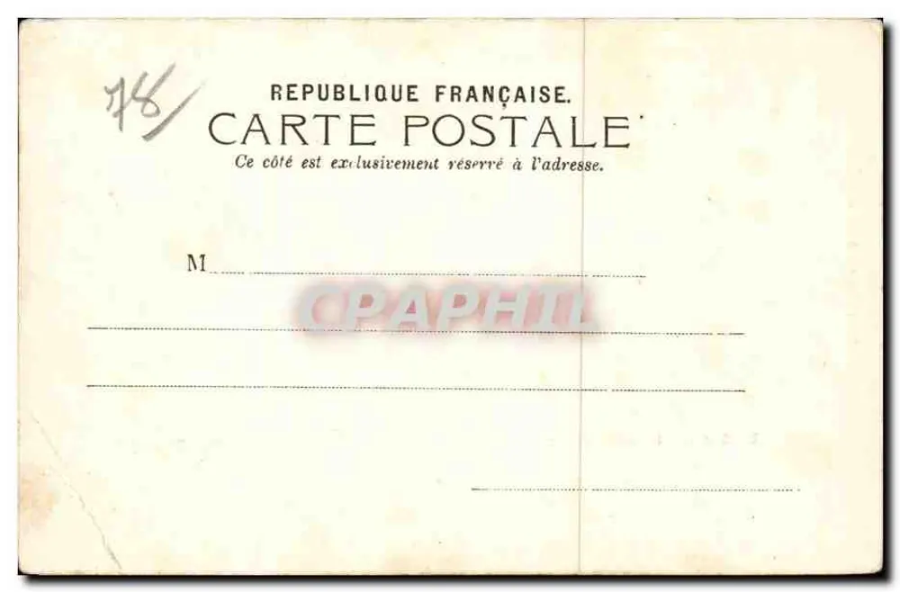 Teatro e Estátua de Thiers — St. Germain-en-Laye — St. et Co. & D. 19173 - Verso