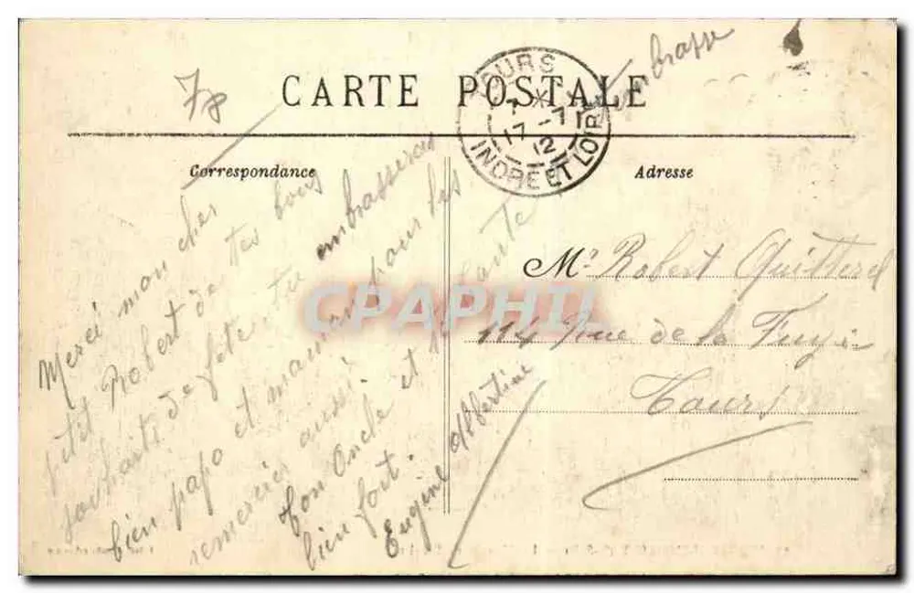 Montfort-l'Amaury (S.-&-C.) — O Caminho de Bluche — Edit. Ombredanne - Verso