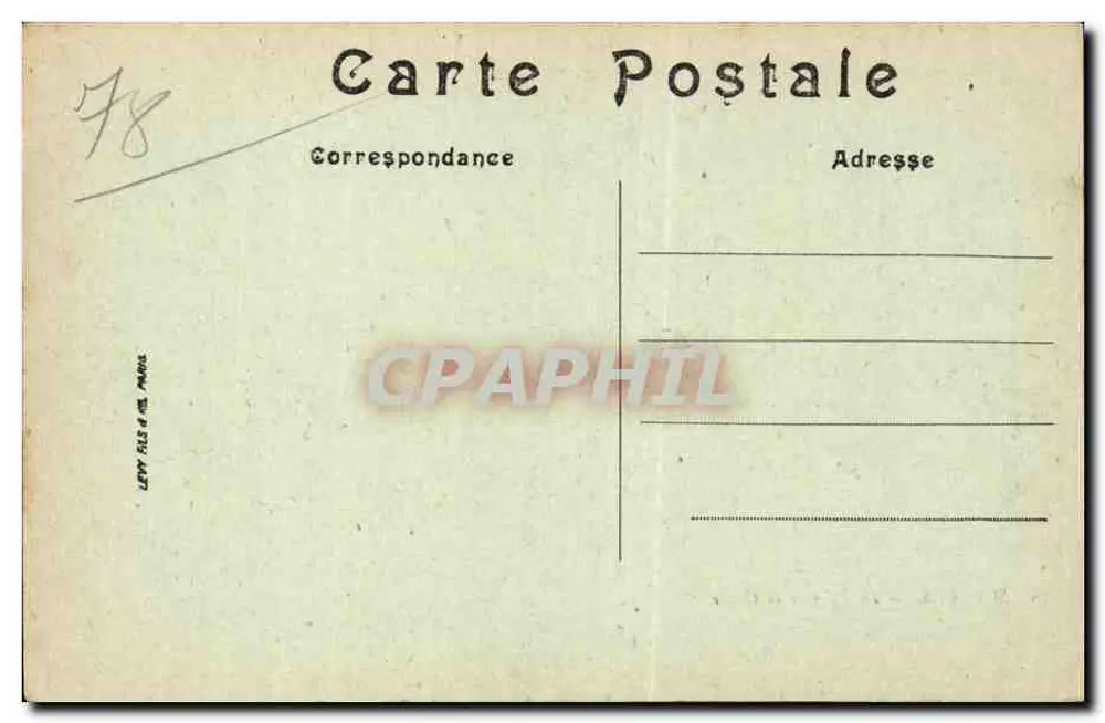Mantes - O Ponte e a Catedral — LL. - Verso