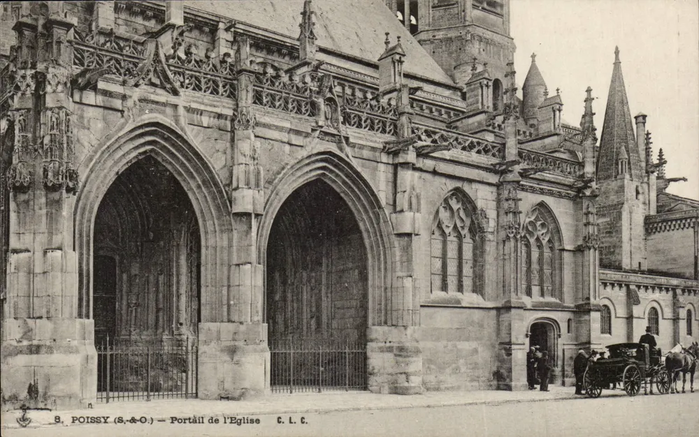 Poissy (S.&O.) — Poort van de Kerk — C.L.C. - Voorkant
