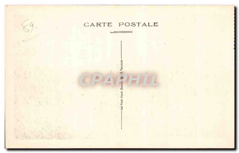 Quarré-les-Tombes — Die Cure am Courotte-Brücke — G. Rohar édit., Quarré - Rückseite