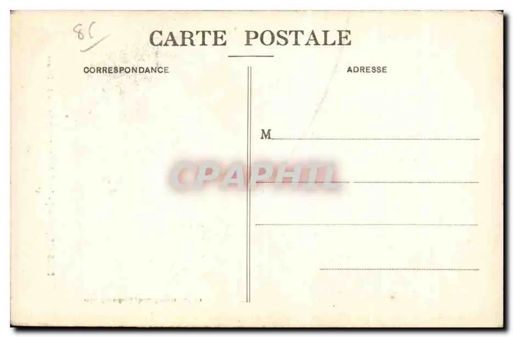 Dissais (Vienne) - O Castelo, vista tirada da Douve (Fachada Norte) — editor Adrien Réjinaudon, fot. Pothier - Verso