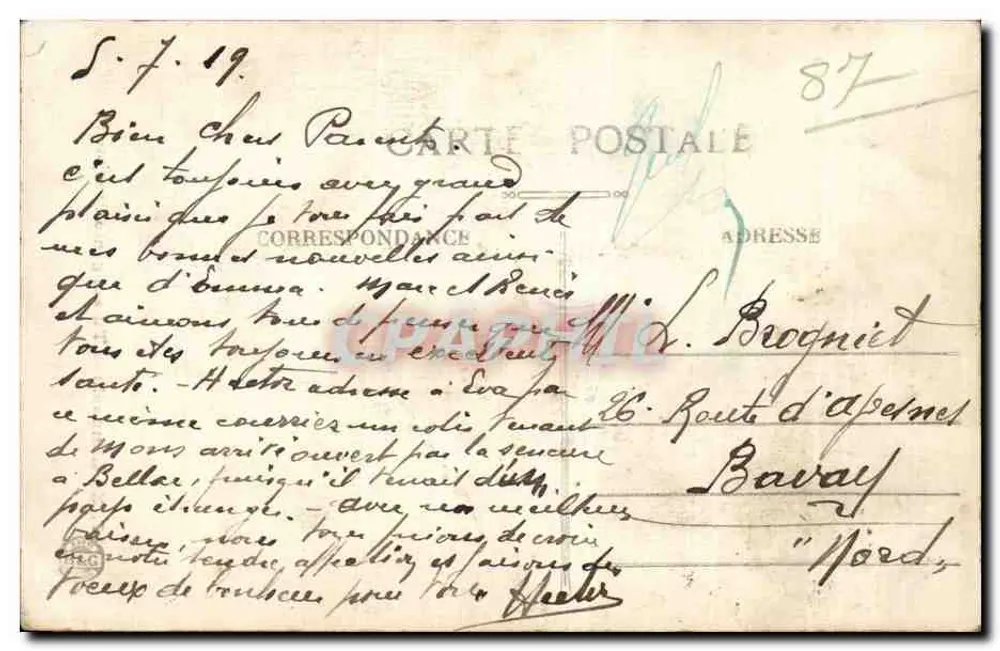 In Limousin — Tu sel gento Margorito — col gentillo — n°17 - Rückseite