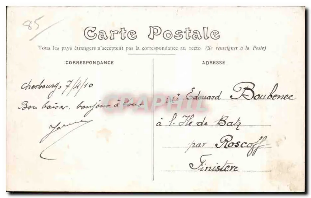 Der Kegel — Neue Vendée-Sammlung Lucien Amiaud, Les Sables-d'Olonne Nr. 2224 - Rückseite
