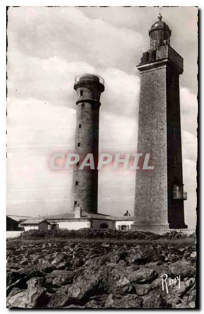 Die Leuchttürme des Pilier — Noirmoutier (Vendée) — F. Chopeau, Verlag Nantes - Vorderseite