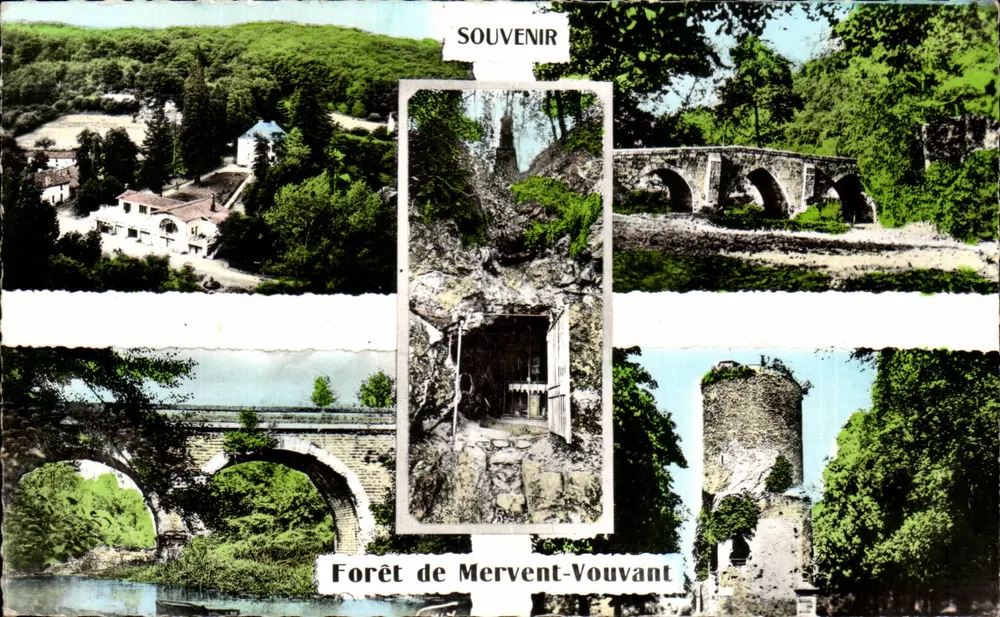 Floresta de Mervent-Vouvant — Lembrete — Edit Jolly-Poupin (Vendée) n°85 - Frente