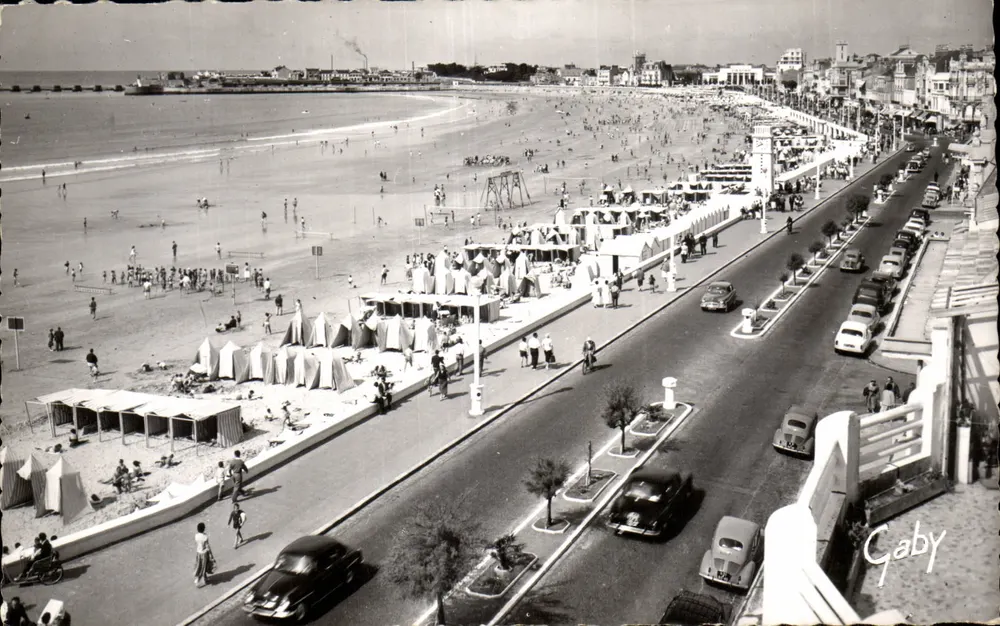 Les Sables-d'Olonne — Übersicht der Strand — Éditions Gaby - Vorderseite