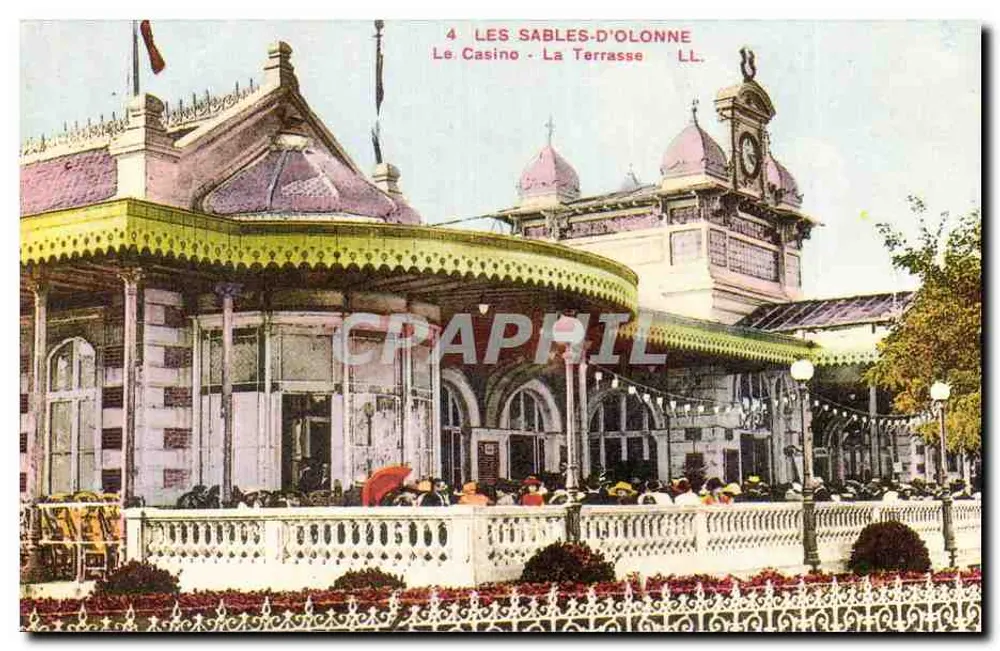 Les Sables-d'Olonne — Das Casino - Die Terrasse — LL - Vorderseite