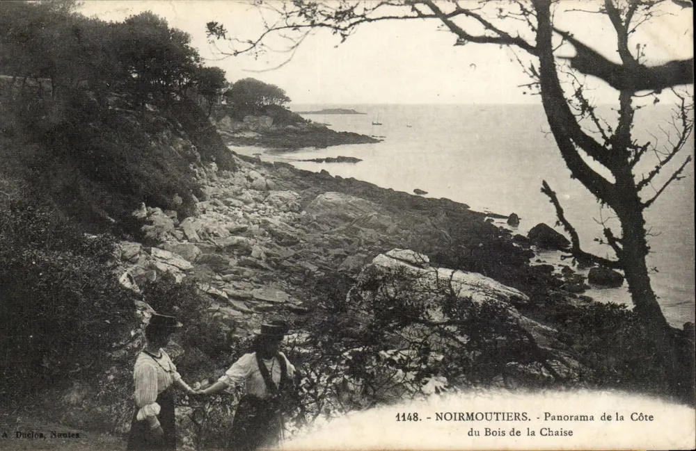 Noirmoutiers - Panorama der Côte du Bois de la Chaise — A. Duclos, Nautes - Vorderseite