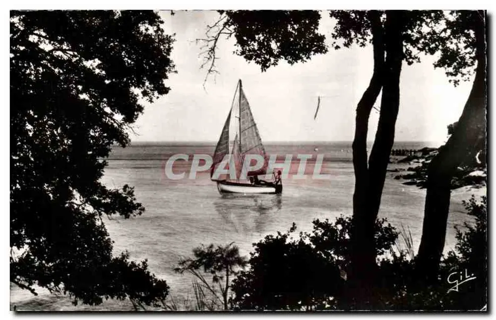Ilha de Noirmoutier (Vendée) — Vista para o mar — Éditions Gil-Guittony, n°65 - Frente