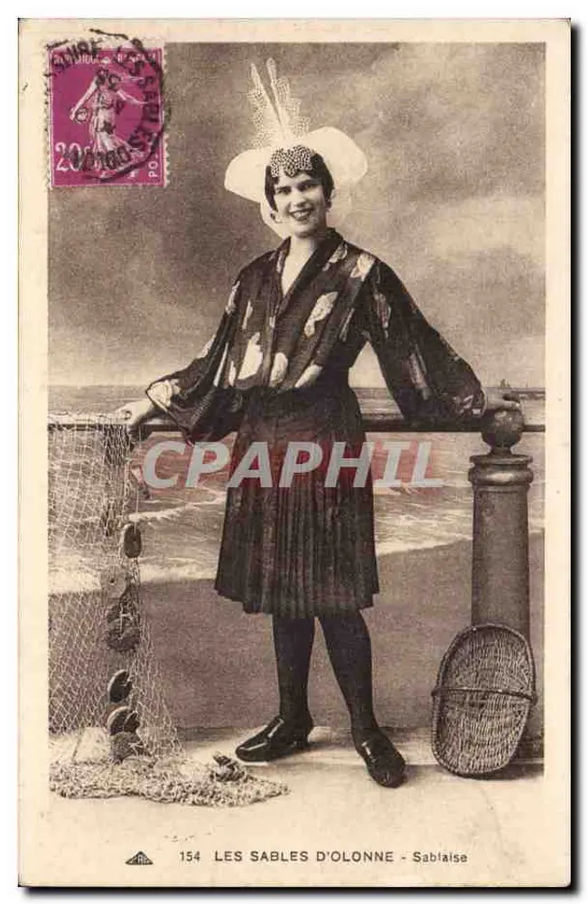 Les Sables d'Olonne - Sablaise — editor: Atelier des Arts Économiques, n° 154 - Frente