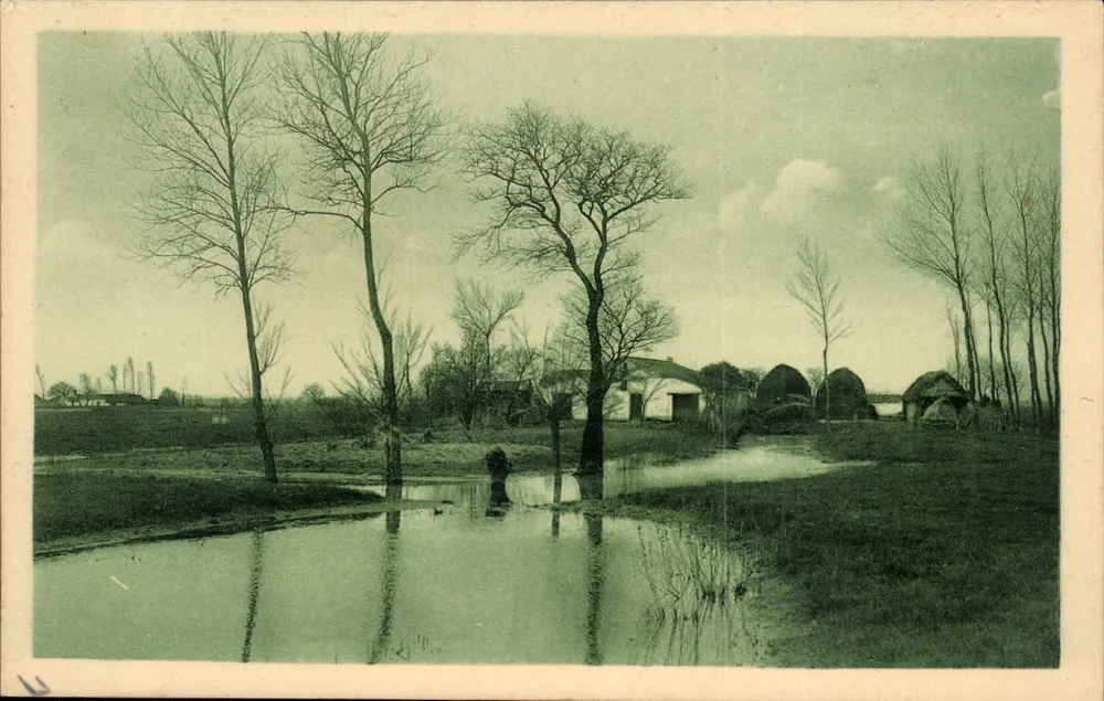Paisagem do Marais — Vendée — J. Norais, editor Nantes - Frente