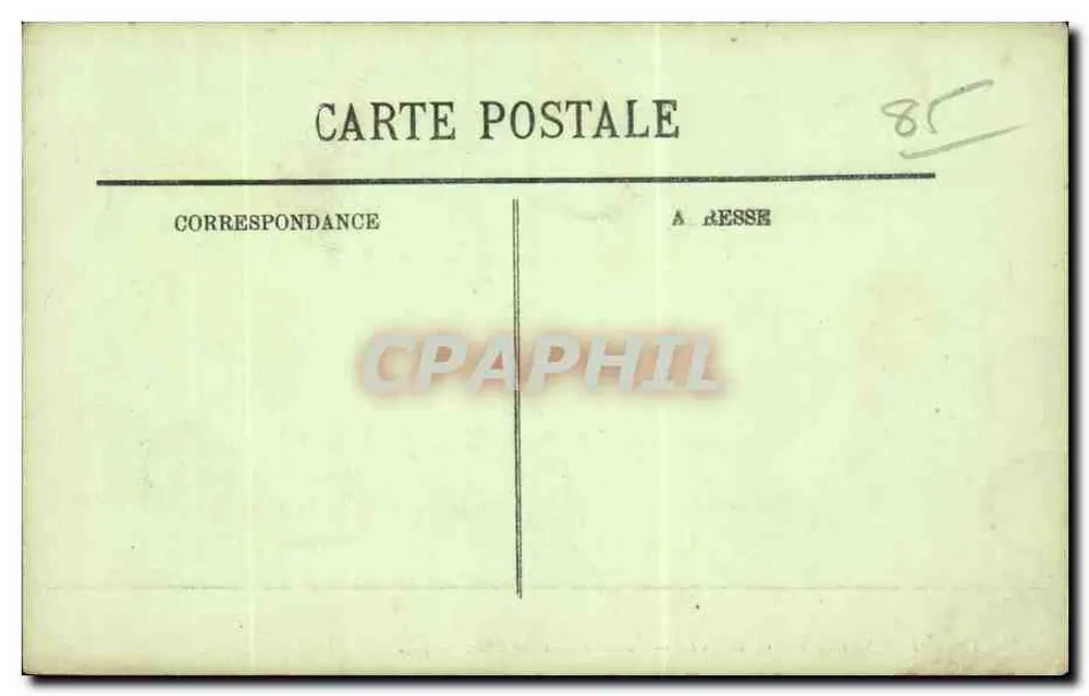 LES SABLES-D'OLONNE — Ansicht von Sablaise unter den Kiefern — LL. — N° 156 - Rückseite