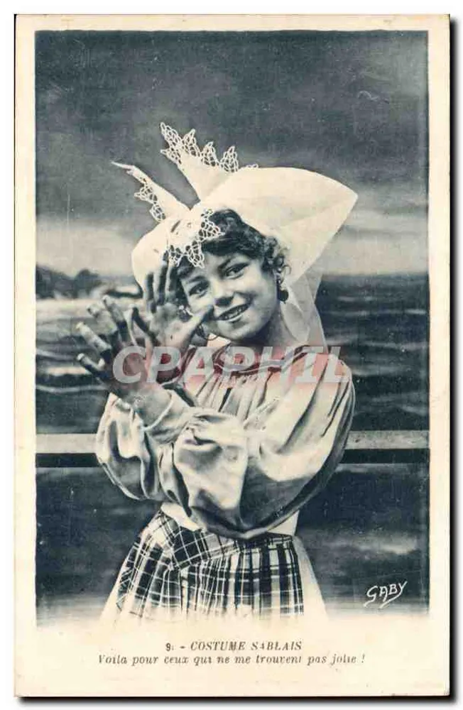 Vrouw in sablais-kostuum — Saby — n°9 - Voorkant