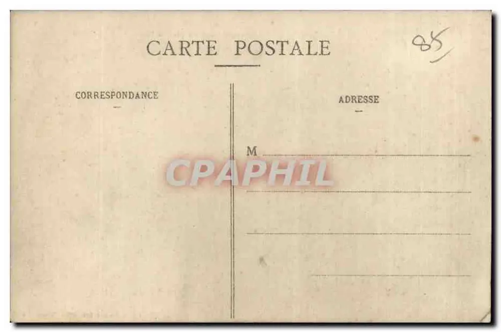 Les Sables-d'Olonne - Der neue Damm in der Nähe des Waldes — Édition Larcen Amiaud, n° 4387 - Rückseite