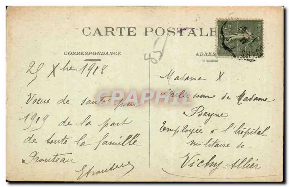 Unsere Sablais — À la Grode! À la Grode! nach La Teste — Pons, Verlag - Gliché Amiaud - Rückseite