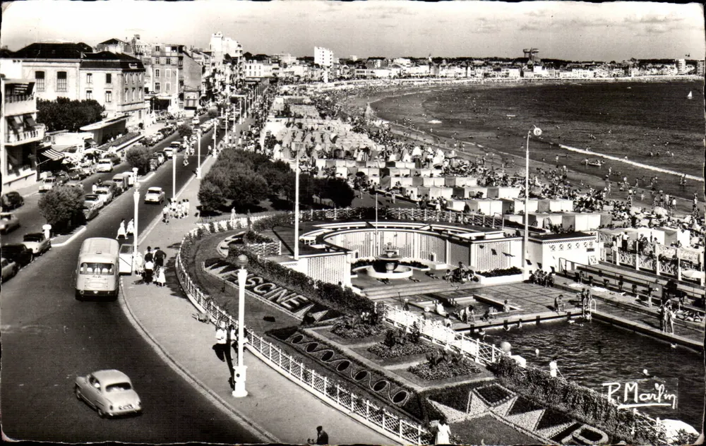 Les Sables-d'Olonne — A Praia — Edições P. Marlin - Frente