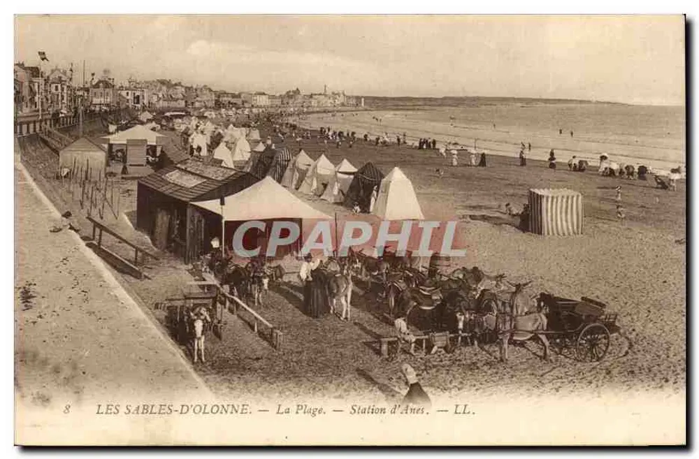 Les Sables-d'Olonne — Die Strände — Station d'Anes — LL. - Vorderseite