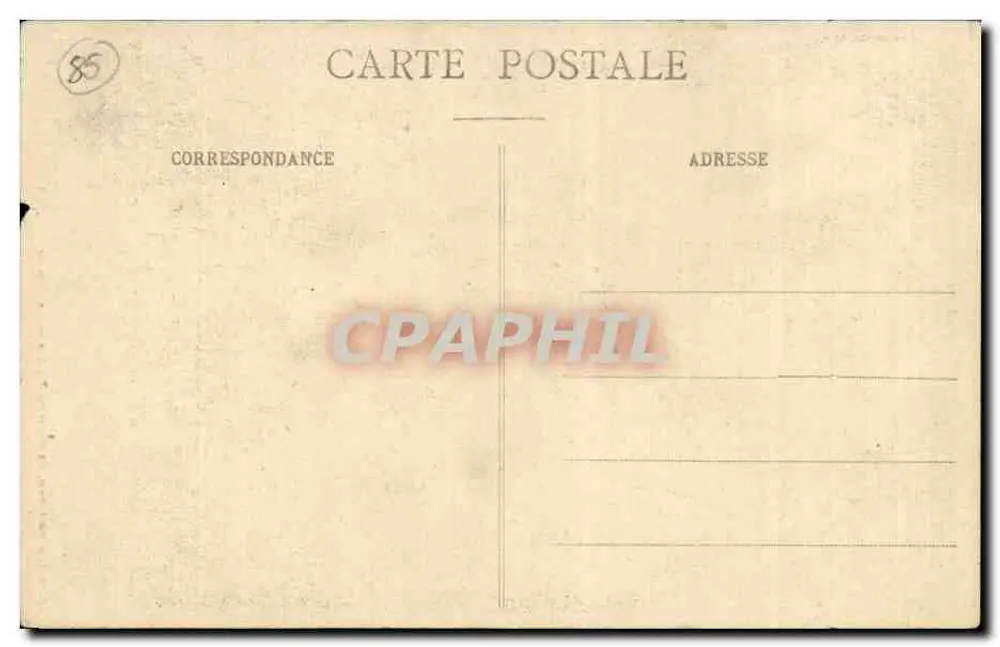 Frau auf dem Fahrrad — Sablaise — Amiand, Fotoverlag, La Roche-sur-Yon-Les Sables-d'Olonne - N° 4070 - Rückseite