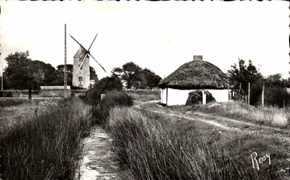 Bourrine - Moinho do país de horticultura — F. Chapeau, editor Nantes — n° 301 - Frente