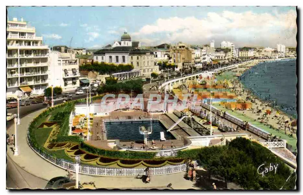 Les Sables-d'Olonne — La Piscine et la Plage — Edities la Clumière - Voorkant