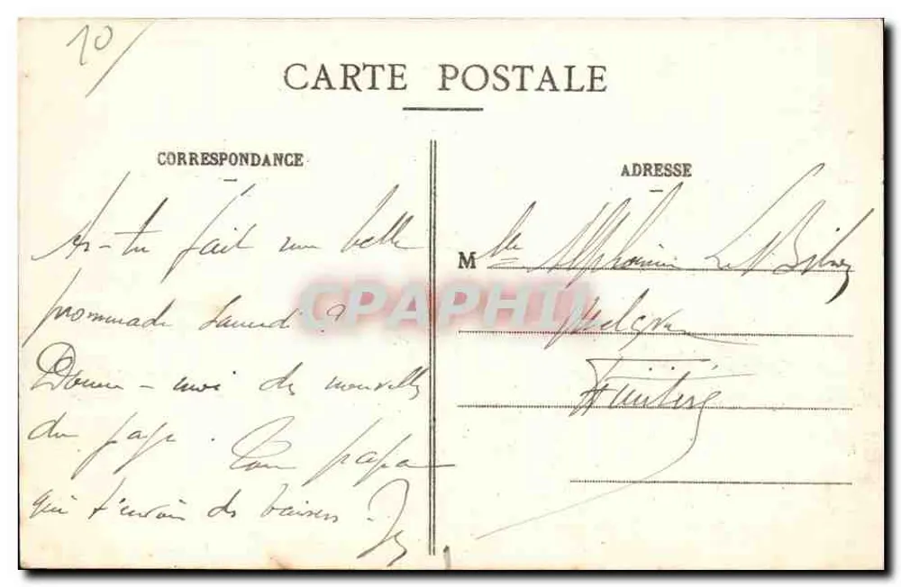 Brienne-le-Château (Aube) - Der Große Saal des Schlosses — Coll. P. Antoinne - Rückseite