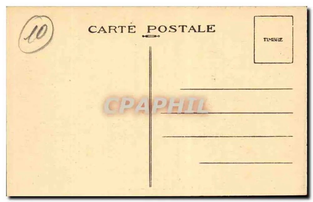 Camp de Mailly — Eingang zum Lager — La Manutention — A. Nieps, Verleger - Rückseite