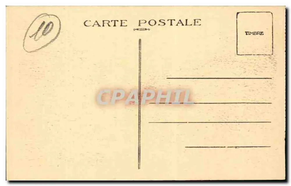 Campo de Mailly — Os Barracões — A. Nièpas Editor - Verso